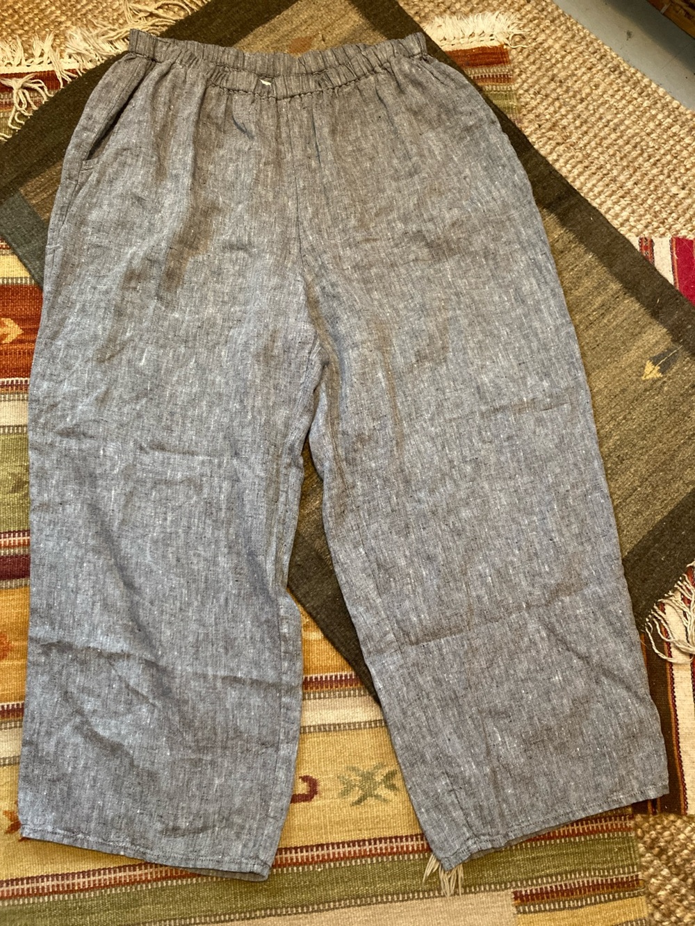 Flax wide leg pants